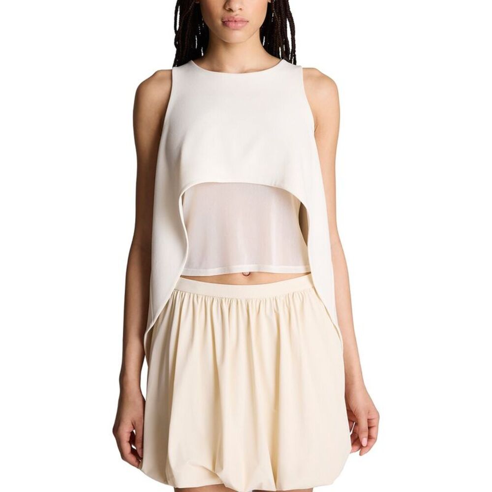 Kenneth Cole Womens  Layered High Low Tank